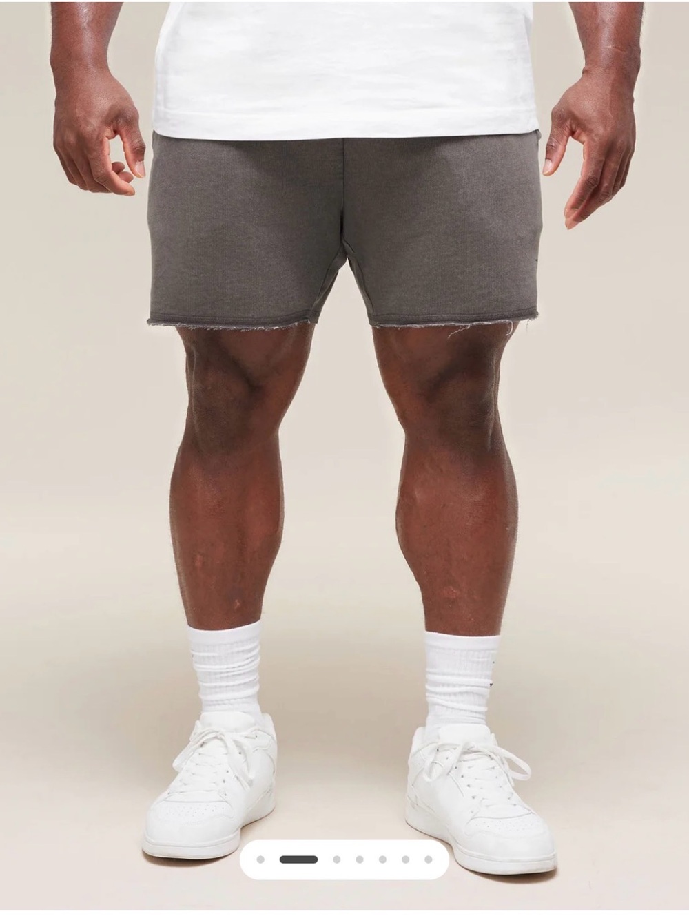 Gymshark heritage gray shorts